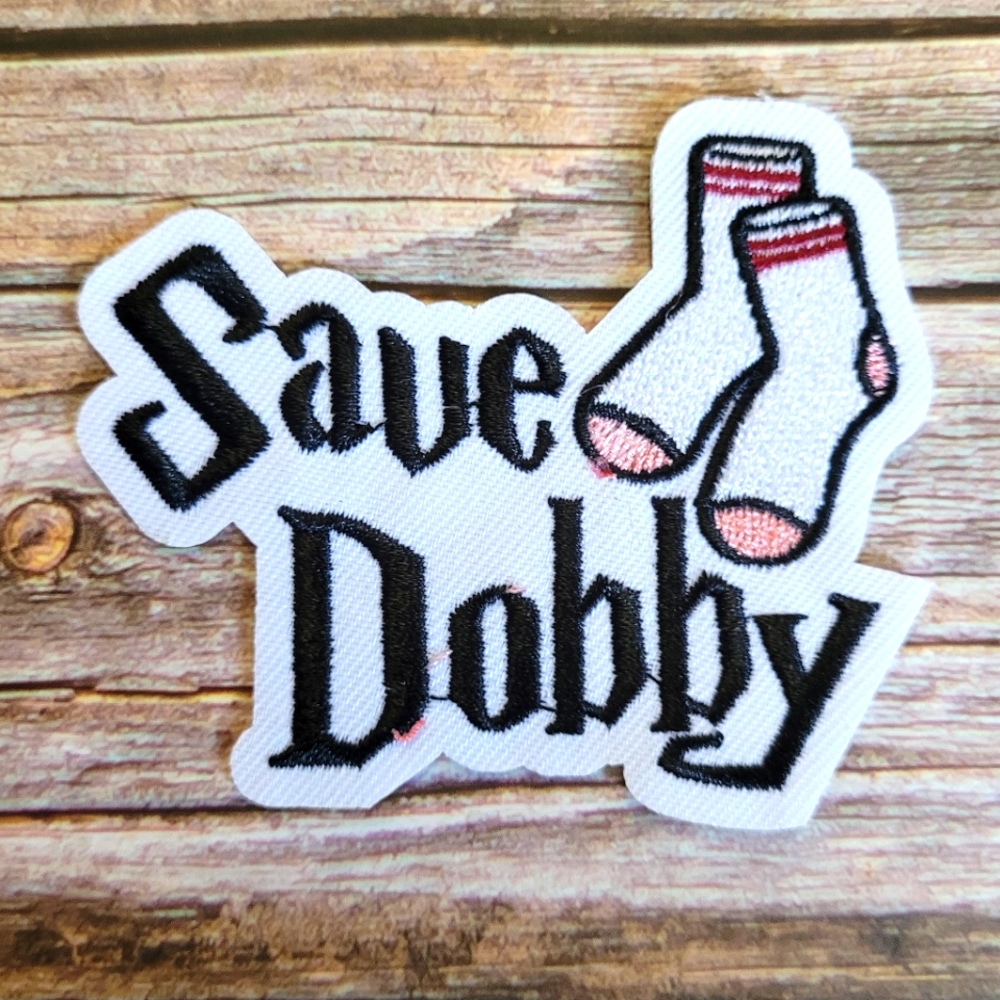 Save Dobby Free Elf Harry Potter Cute Y2k Embroidered Patch